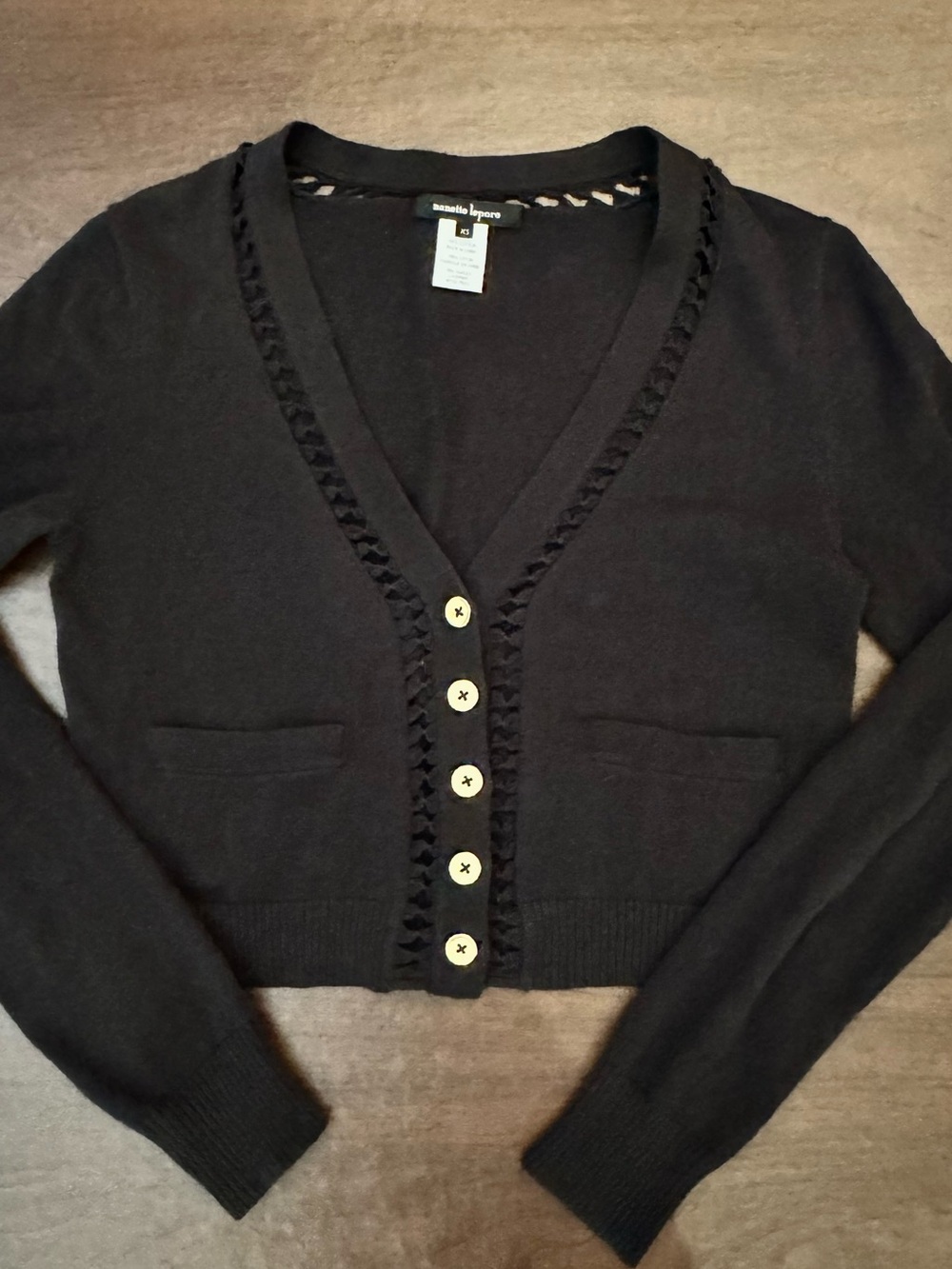 Vintage Nanette Lepore Crop Cardigan XS
